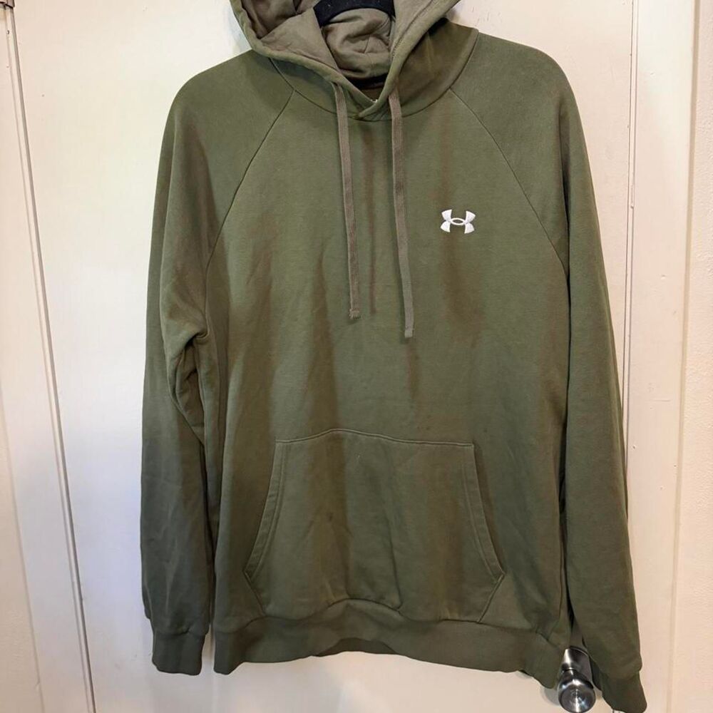 Under-armour Men's Green Hoodie